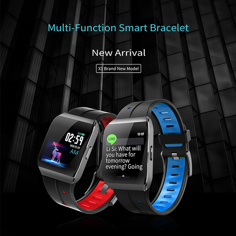 Smart watch Multi-fuction smart Bransoletka X1 (JYDA127) Smart sport zegarek Detekcja poziomu snu IP68 wodoodporna