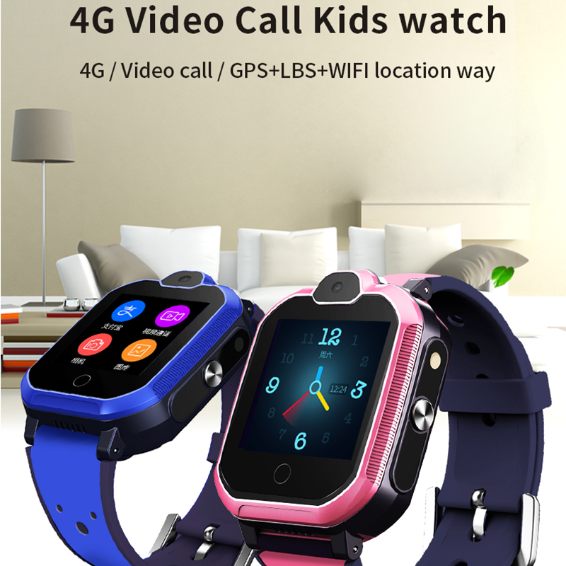 Smart watch Silicon bransoleta T6 (JYDA149) Wykrywanie szybkości serca l 4G wideo call kids watch