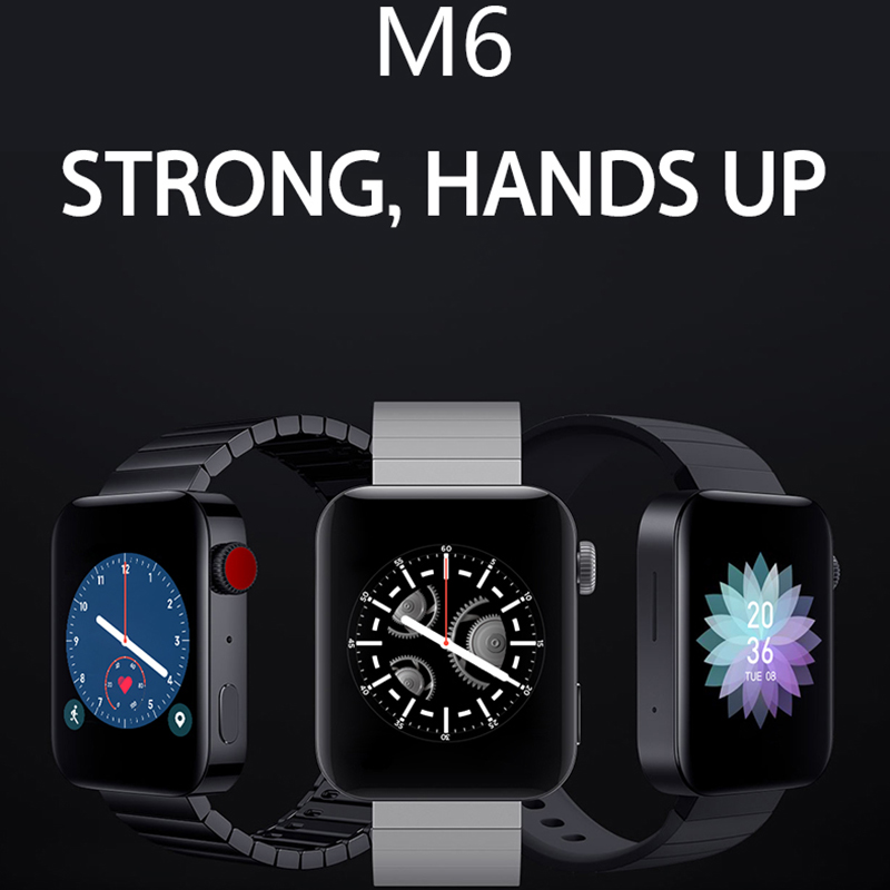 Mądry zegarek Niski poziom mocy inteligentny zegarek telefonu komórkowego M6